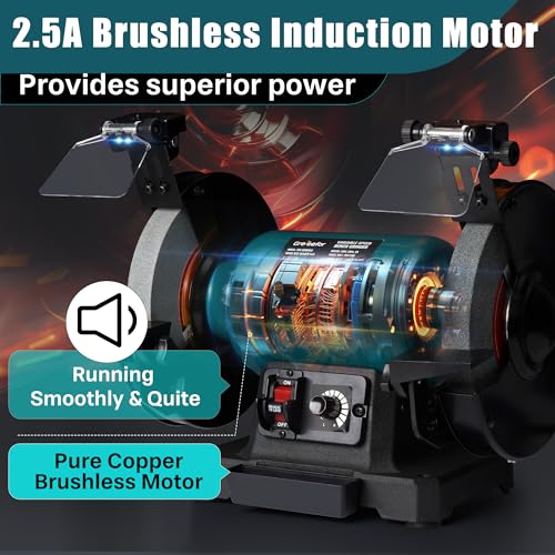 6-Inch Variable Speed Brushless Grinder