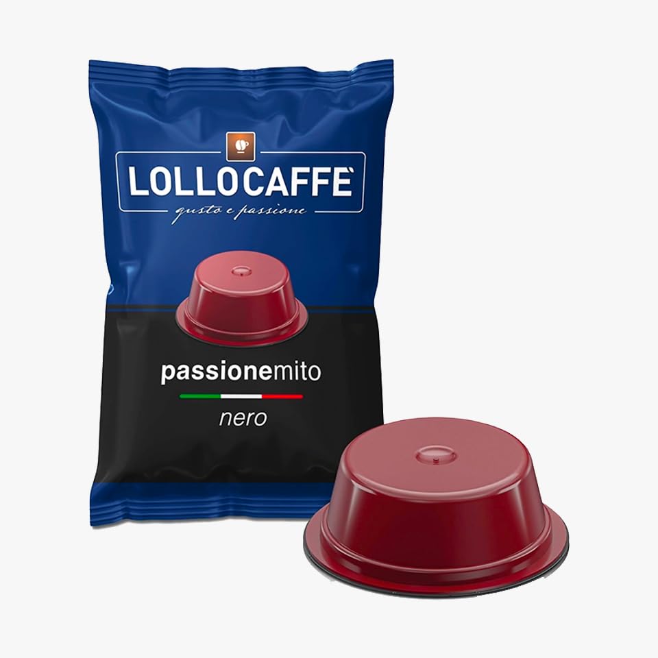 Lollo Caffè | Capsule Compatibili con il Sistema A Modo Mio* | Miscela Nera – 300 Capsule | Caffè Selezionato, Tostato e Torrefatto in Italia