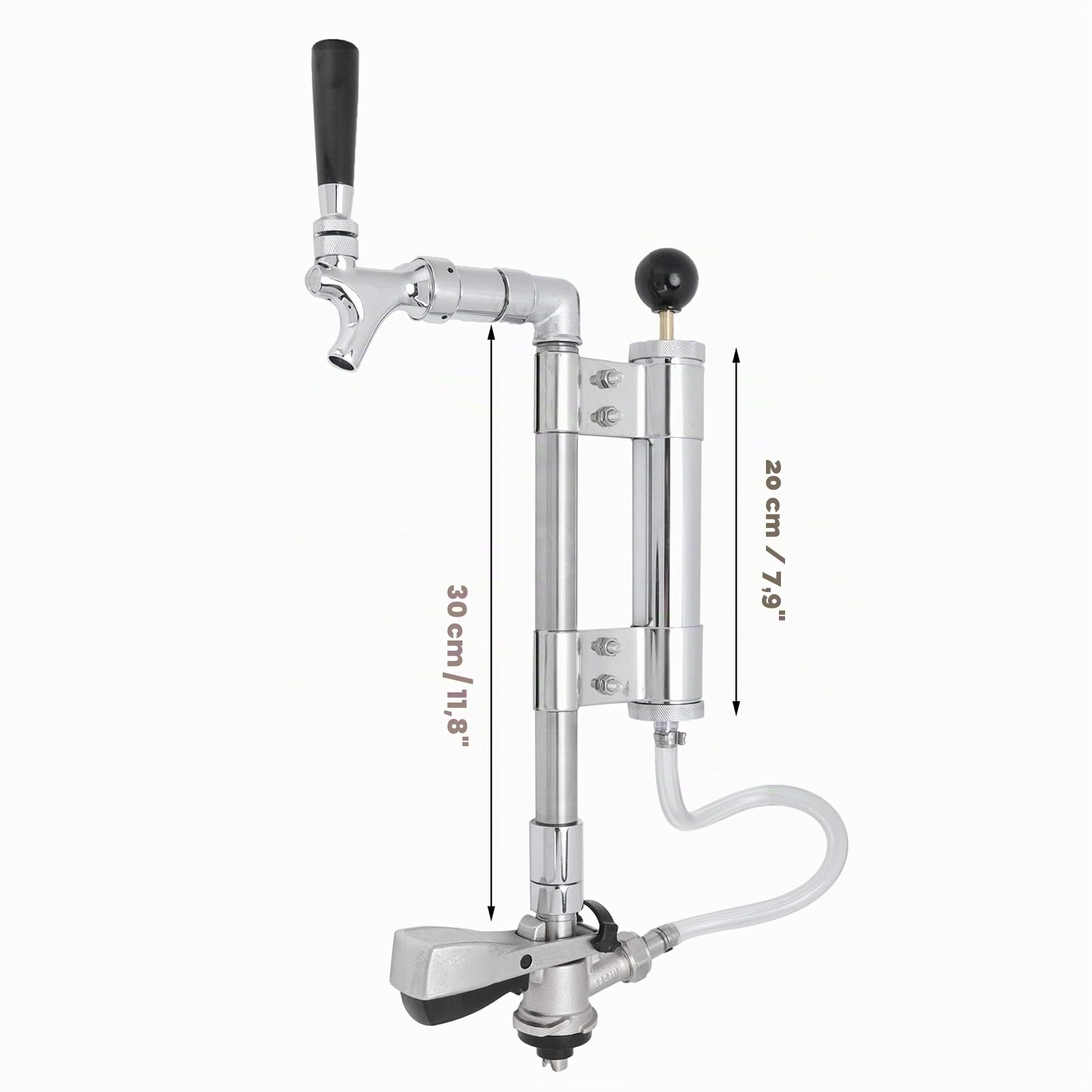Dispensador de Cerveza,Máquina de Cerveza de Barril, Bomba de Barril de Cerveza G5/8, Grifo de Barril de Cerveza Inyector de CO2 Bomba de Barril de Cerveza