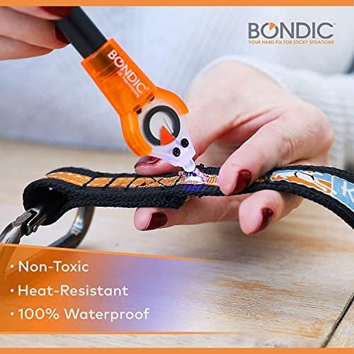 Bondic UV Liquid Plastic Welder, Super Glue, Cures Quickly, UV Resin Kit with Light for Home, Plastic, Jewelry (LED Light & Liquid Cartridge in a Tin Case)