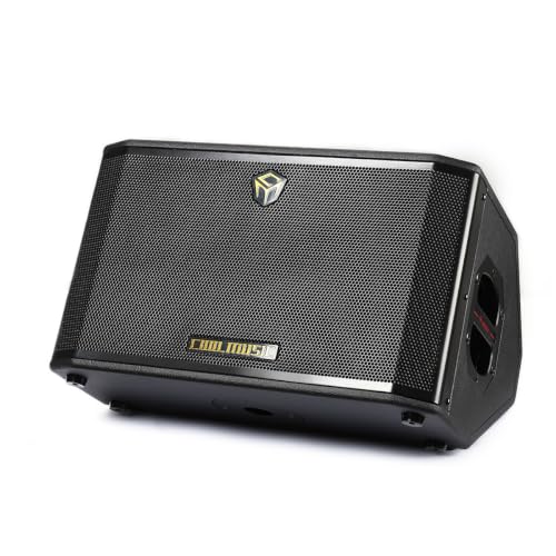 Coolmusic BP60D Plus 300W Busking Acoustic Guitar Amplifier, 4 Channel Instrument Amp with Multi...