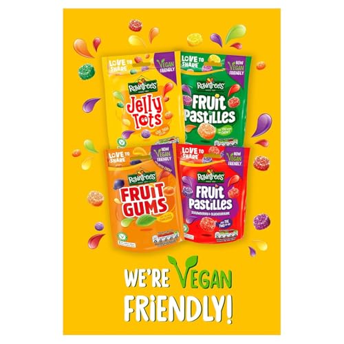 Rowntrees Jelly Tots Dulces Bolsa 150 g Pack 3 miniatura 3
