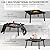Outsunny 34" Fire Pit with Grill, Metal Outdoor Wood Burning Firepit with Spark Screen, Fire Poker, Cover, Table Lip, Black