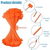 Zoom IMG-2 qimei shop fascette plastica arancione Zoom IMG-2 qimei shop fascette plastica arancione