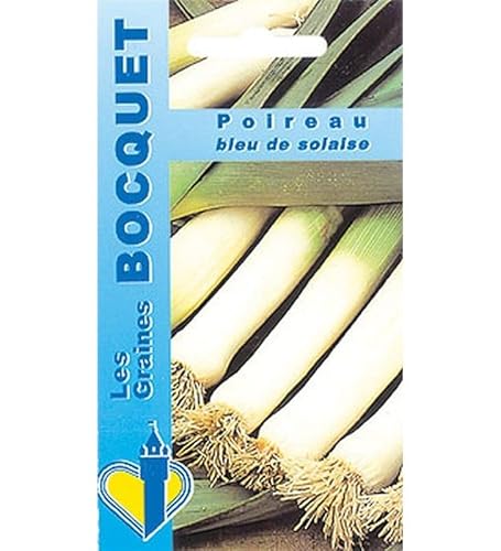Sachet de graines de Poireau bleu de Solaise - 4 g - légume bulbe - LES GRAINES BOCQUET Cover