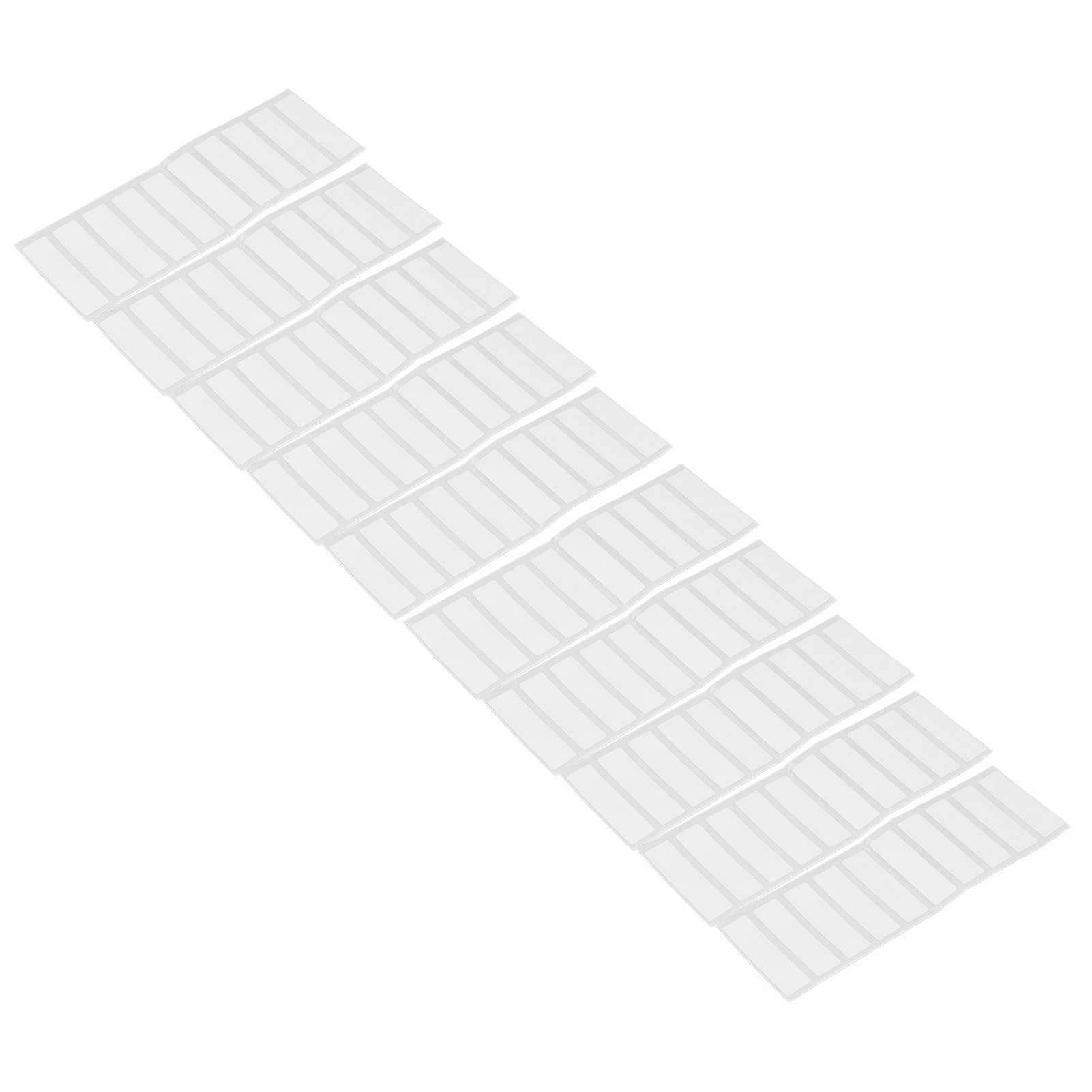 Étiquettes RFID UHF KU5 860‑960 MHz, 100 Pièces de 73x20 mm, Portée Longue ISO 18000-6C EPC Gen2, Autocollants Étanches pour Gestion d'Inventaire