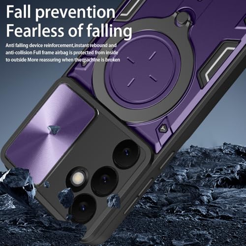 Coque Samsung S25 FE Asuwish avec protège-écran et support bague