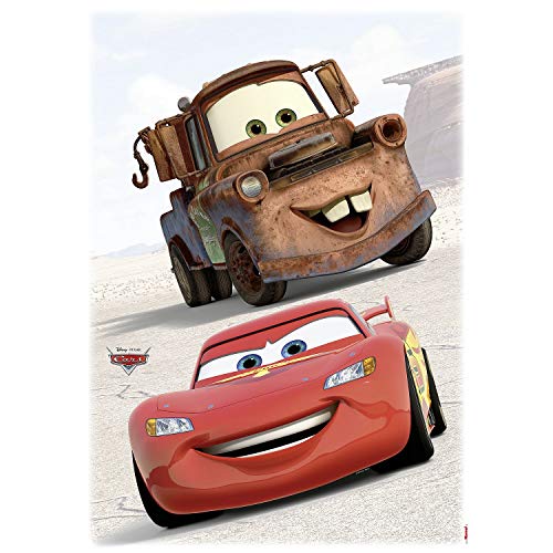 Komar Disney Deco Sticker Cars Friends | 50 X 70 Cm | Wall Sticker, Wall Sticker, Wall Picture, Car, Racing Car, Lightning Mcqueen, Children's Room -14015H #TOP9