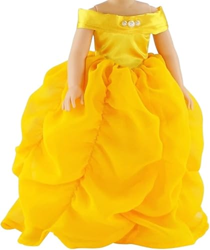 Miniatura 6 de Emily Rose Muñeca de moda de 14 pulgadas, paquete de 9 piezas de princesa | Juego de ropa y zapatos de muñeca de 14 pulgadas, incluye disfraces