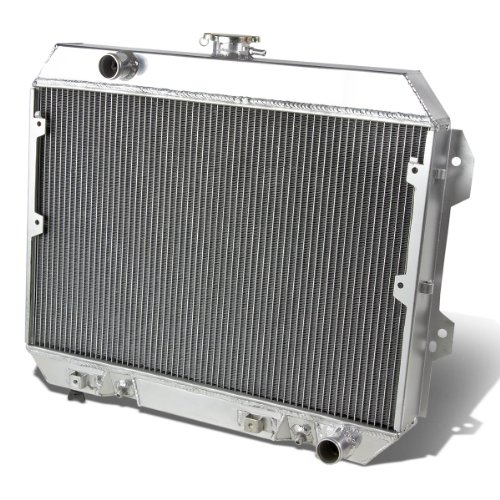 DNA Motoring RA-280Z-75-3 3-Row Full Aluminum Radiator Compatible with 1975-1978 Datsun 280Z S130 2.8L L28E I6,24.50' x 16.00' x 2.50',1.50'Inlet/Outlet