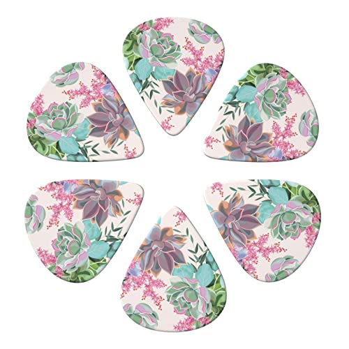 Ensemble de 6 médiators de guitare succulents colorés pour guitare acoustique, guitare électrique, basse, ukulélé – fin… - Les Beatles, Paul McCartney, John Lennon, RIngo Starr, George Harrison Ensemble de 6 médiators de guitare succulents colorés pour guitare acoustique, guitare électrique, basse, ukulélé - fin… – Image 4