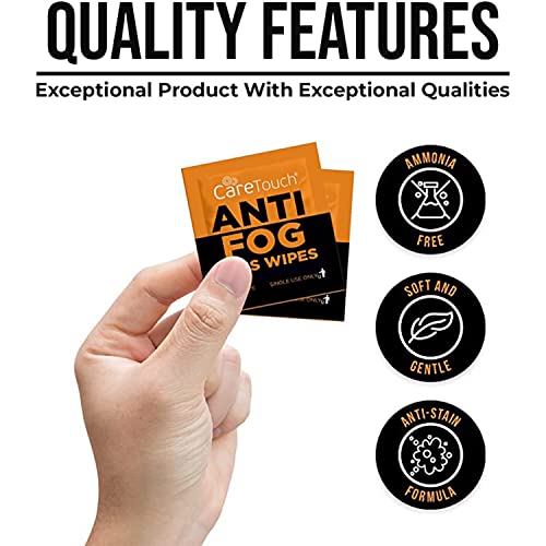 Care Touch CTAFLW100 Anti Fog Wipes For Glasses thumb #1