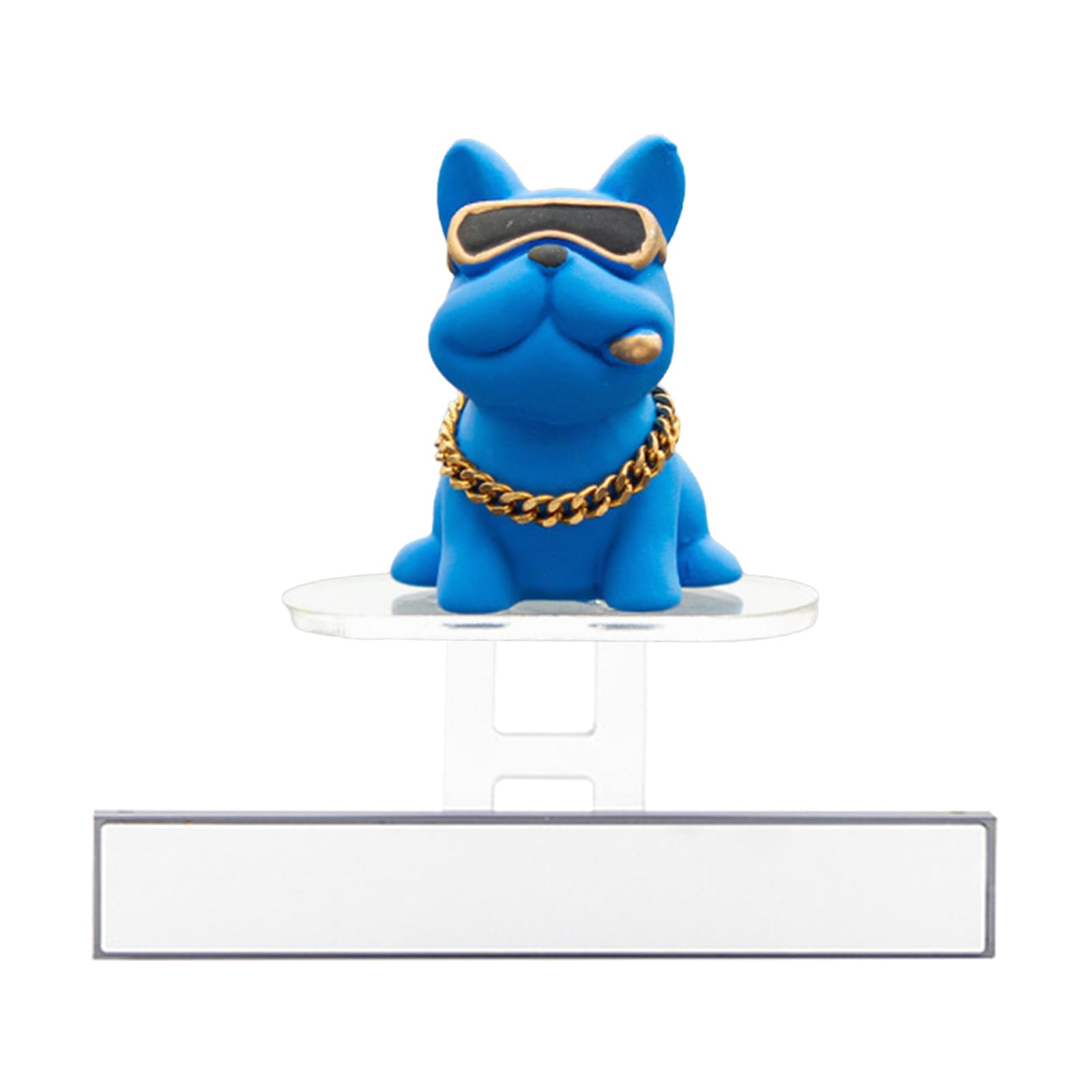 Obotsnoi Skateboard Dog Decor Cartoon Dog Ornament Car Interior Decoration Dashboard Ornament Decorative Figurine Car Dashboard Decoration