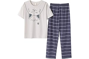 Comfy and Kawaii Pajama Set for Tweens and Teens