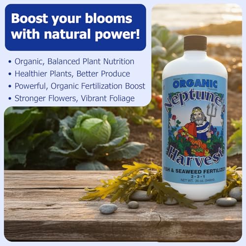 Fertilizante Líquido Neptune's Harvest Fish & Seaweed 946 ml miniatura 5