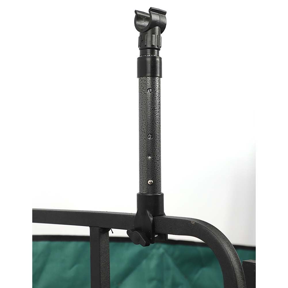 Verstellbarer, faltbarer Camping-Trolley, Tischplatte, 78 x 46 cm, Stahlbrett für flach zusammenklappbaren Bollerwagen, tragbar, Outdoor-Essen für Oberfläche für Picknick, Grillen, Schwarz