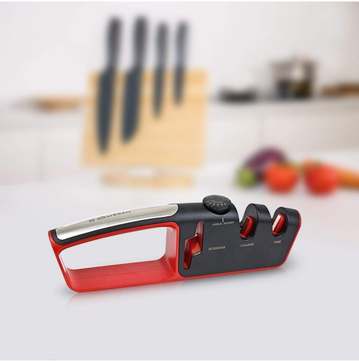 Quttin S2202089 Knife Sharpener, Stainless Steel
