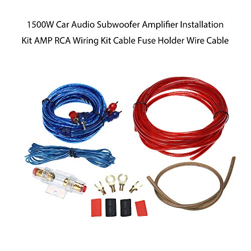 Kit de instalación de amplificador de subwoofer para audio de automóvil que elimina ruidos del motor 6