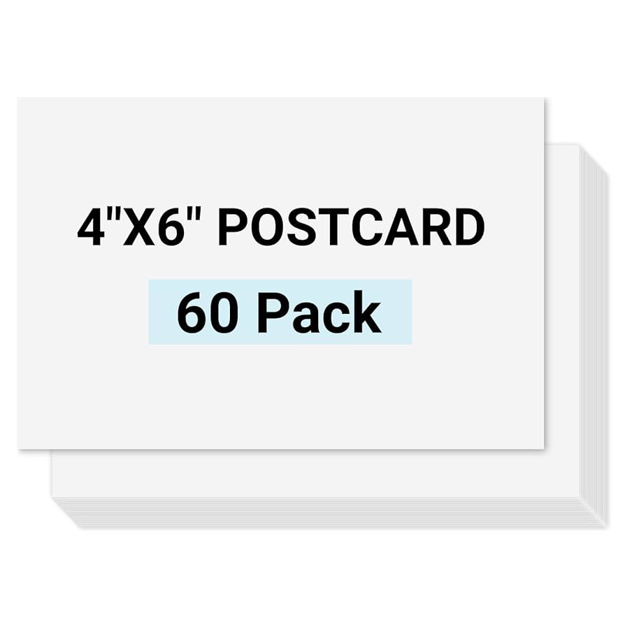 amazon-com-maxgear-blank-index-cards-4x6-white-cardstock-paper-heavy-300gsm-card-stock-for-printer-cover-printable-postcards-60-pack-post-cards-for-mailing-wedding-invitation-paper-bulk-thank-you-cards for Free Printable 4x6 Postcard Template Amazon.com : MaxGear Blank Index Cards 4x6 White Cardstock Paper Heavy 300GSM Card Stock for Printer Cover Printable Postcards 60 Pack Post Cards for Mailing Wedding Invitation Paper Bulk Thank You Cards for Free Printable 4x6 Postcard Template