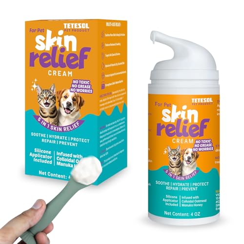 Tetesol Dog Moisturiser for Itchy Dry Flaky Skin Hot Spot Rash Sores 100g