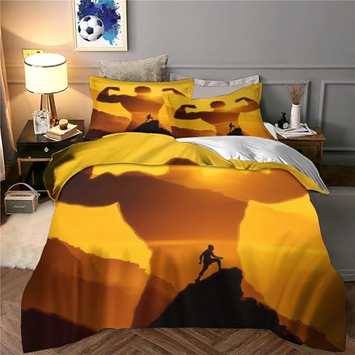 Housse de couette cheval mythique hypoallergénique lit 2 p - 6
