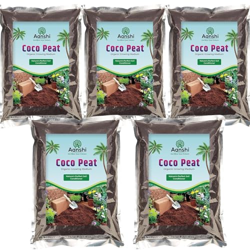 Image of Cocopeat 900g x 5 Pack | 100% Natural Soil Conditioner & Moisture Retainer | Ready-to-Use Coconut Coir for Home Gardening, Potted Plants & Seedlings | Organic Fertilizer Alternative