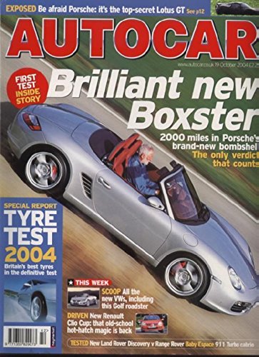 Price comparison product image AUTOCAR MAGAZINE - 19 October 2004
