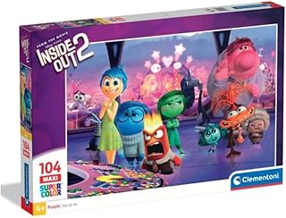 Comprar Clementoni - Puzzle Infantil 104 Maxi Piezas Inside out 2Clementoni - Puzzle Infantil Personajes Inside out Walt Disney, 25070