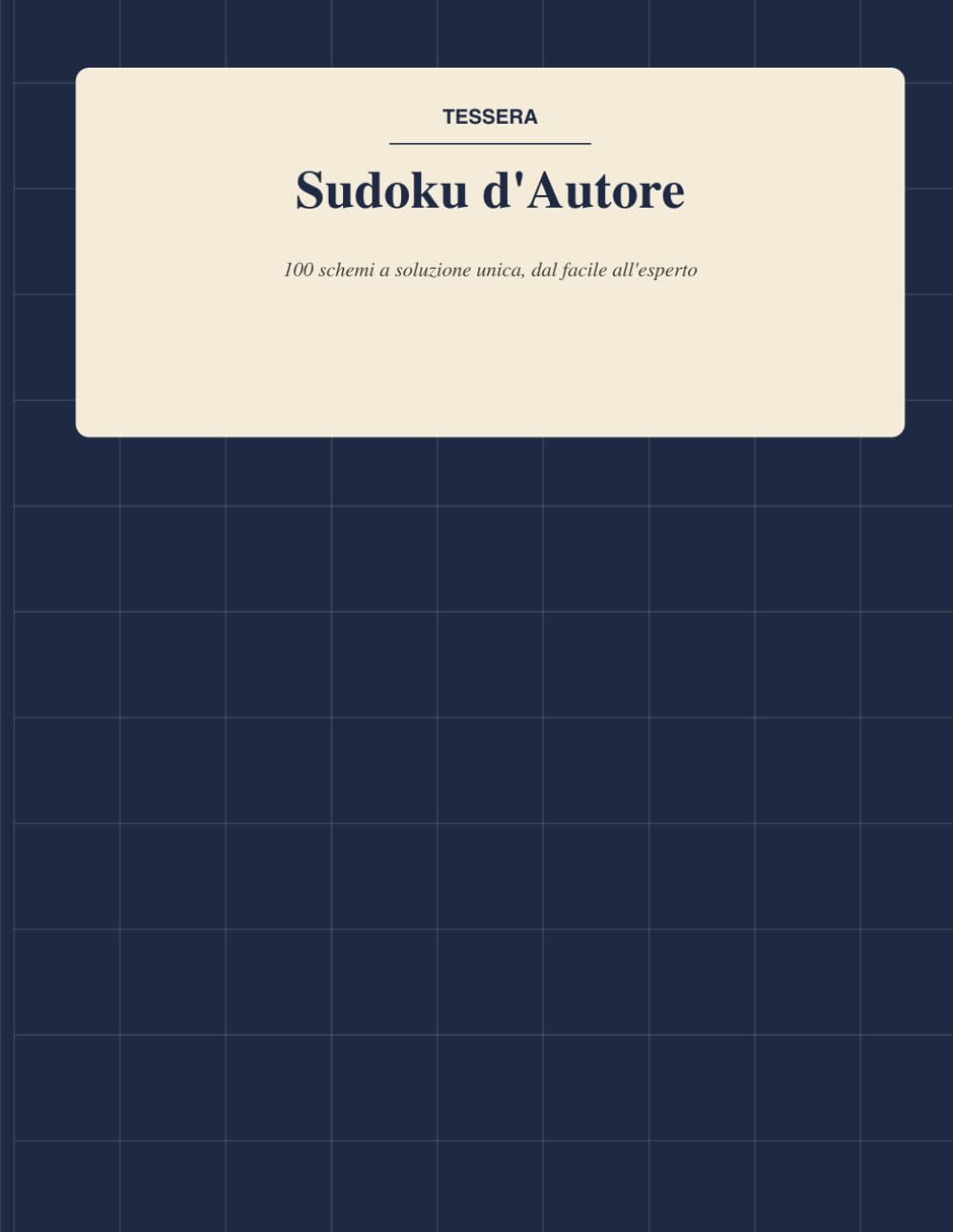 Sudoku Facile per Adulti e Anziani: 100 Sudoku a Caratteri Grandi con Soluzioni | Un Rompicapo per Pagina per Allenare la Mente | Livello Facile per Principianti