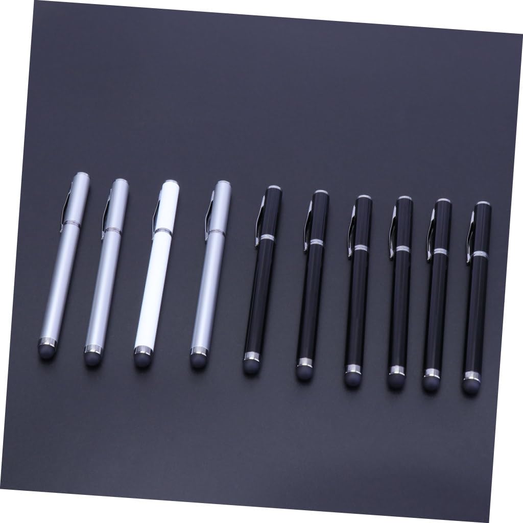 HEMOTON 3 Set Di Penna Stilo Per Touchscreen 2 in 1 Penna Capacitiva Per Dispositivi Tablet Telefono Antigraffio 10 Pezzi * 3