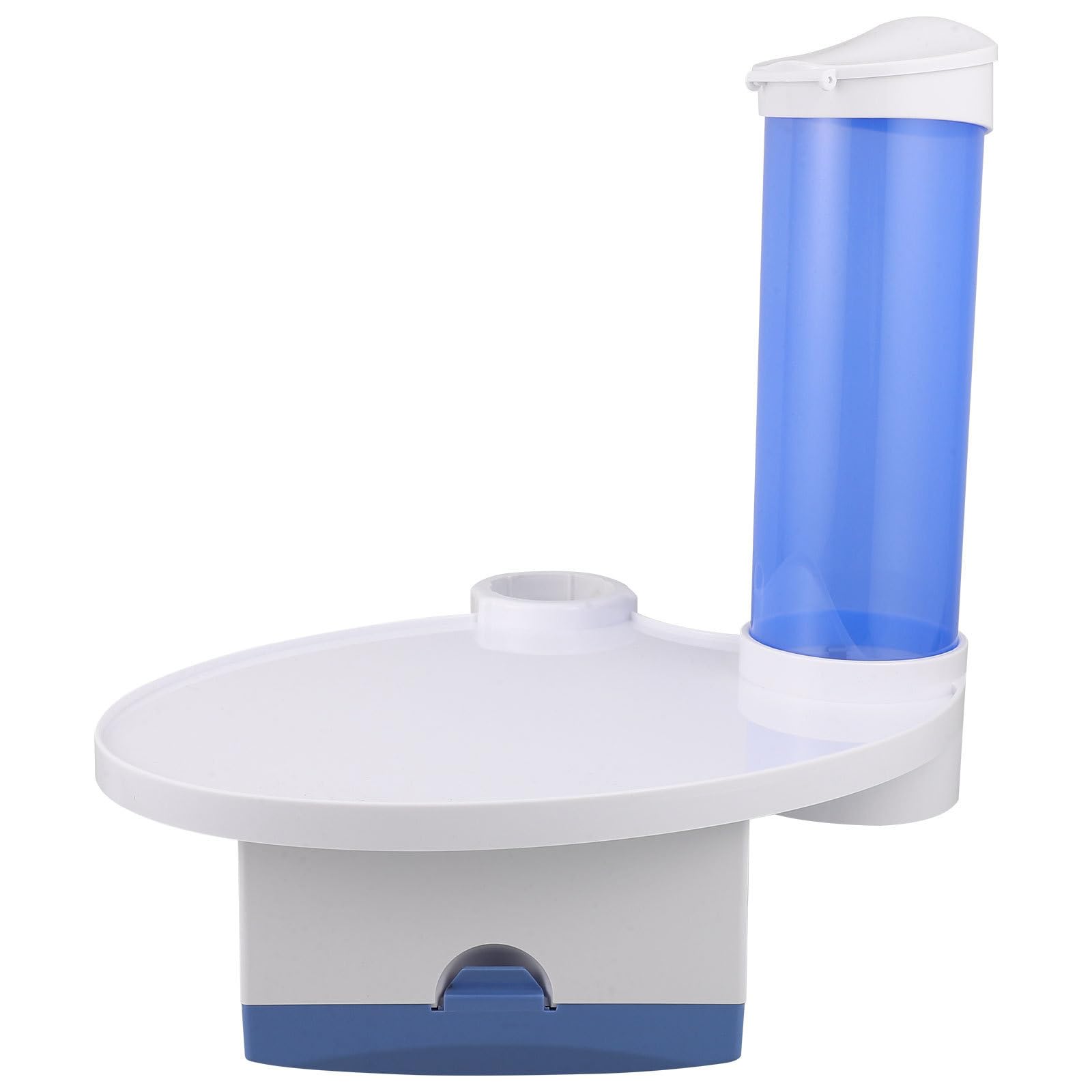 SHINEOFI Accessorio 3 in 1 per Poltrona Odontoiatrica in Plastica Bianca Portabicchiere e Portasalviette, Efficiente e Salvaspazio per Ospedali e Cliniche
