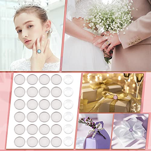 UNICRAFTALE 100pcs 20mm Stainless Steel Pendant Cabochon Settings Flat Round Cabochon Blank Bezel Pendant Trays Metal Pendant Blank for DIY Earring Necklace Jewelry Making 22x2mm by UNICRAFTALE - Image 6
