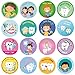 Airgoesin 1000pcs 1.5 inch Tooth Stickers Reward Cute Stickers Dental Reward Gift, Prizes and Giveaways for Teacher Reward School Supplies Incentives Cartoon Party Favor Sticker (16 Styles)