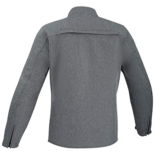 Blouson moto Carver BERING gris pour rouler protégé