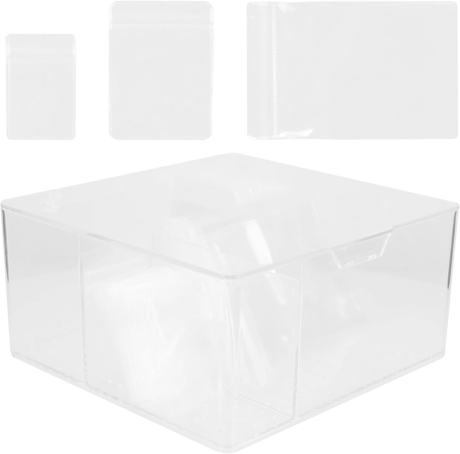 VILLCASE Portable Jewelry Organizer Box with Lid Small Dustproof Storage Case for Earrings Necklaces Rings Travel Jewelry Storage
