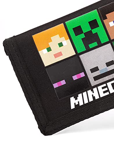 Minecraft Wallets Game Black Or Green Creeper Money Purse One Size #TOP6