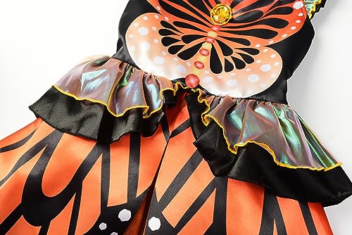 Disfraz de mariposa Monarch para niñas 8/140 miniatura 5