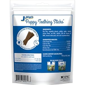 N bone jumbo puppy teething sticks chicken flavor dog treats 7 28 oz bag   cucciolini doodles