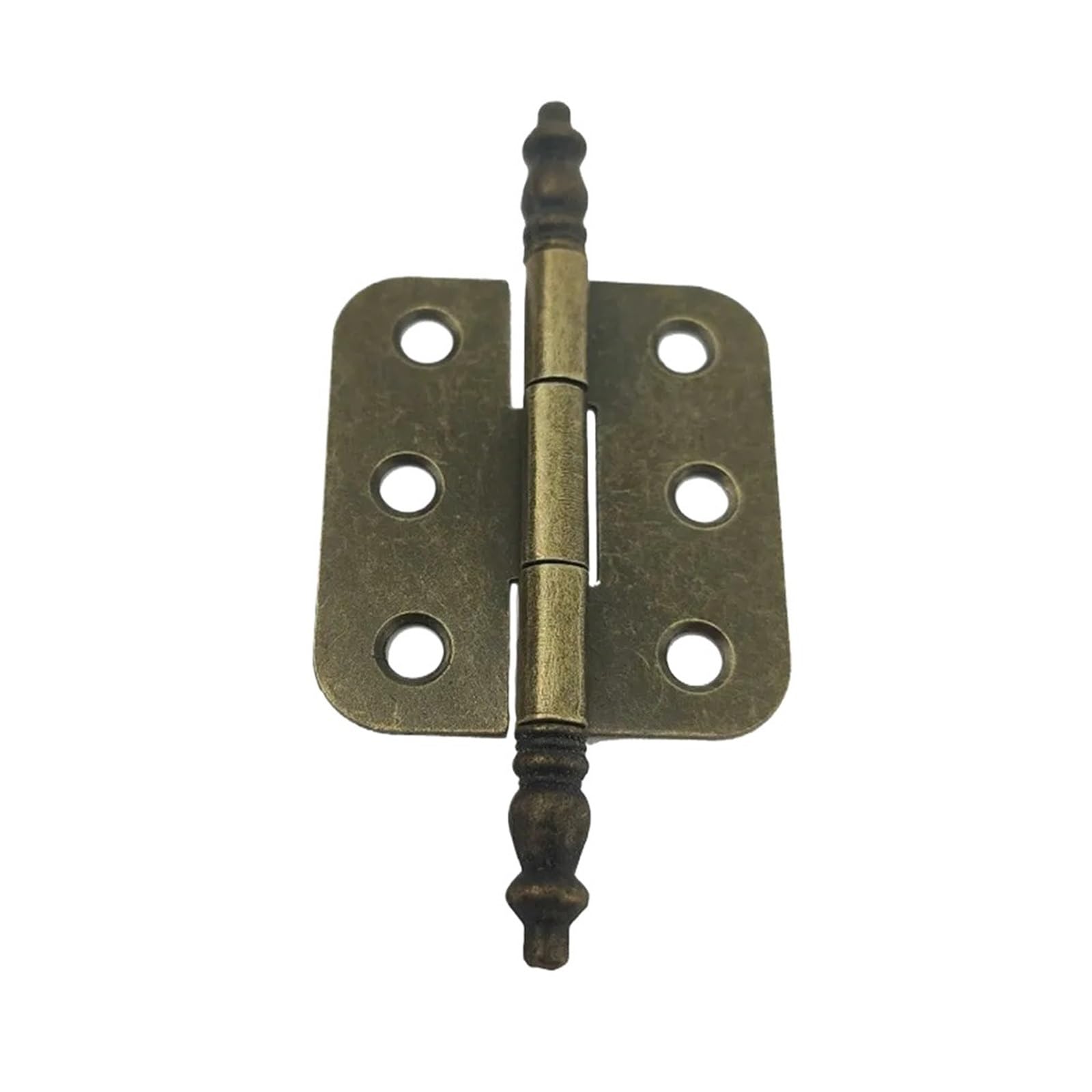 4pcs Bronze 6 Hole Hinges for Jewelry Boxes Cabinet Doors