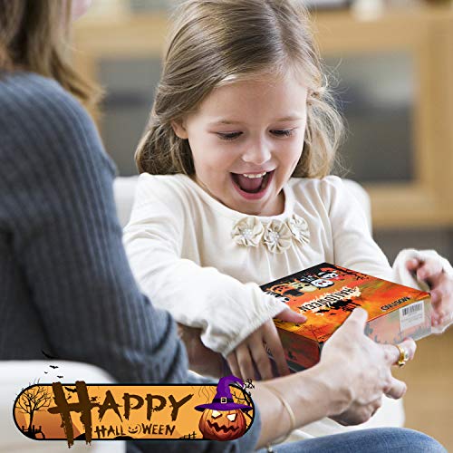 AMOSTING 18 Pack Halloween Decorations Toys for Kids,Boys&Girls Halloween Toys for Toddler, Wind-Up Toy Set Supply for Halloween Party Decorations,Birthdays Gifts,Goodie Bags for Kids&3 Years and Up