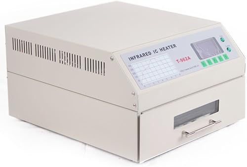 Miniatura 2 de Calentador infrarrojo IC del horno de reflujo T962A 1500W 11.811 x 12.598 in SMD SMT BGA que suelda automática