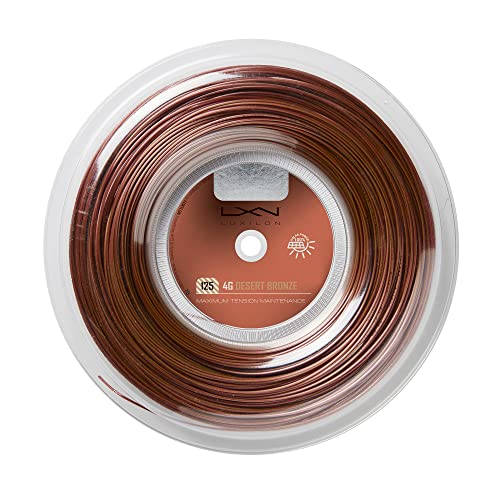 LUXILON(ルキシロン) テニス ストリング ガット 4G DESERT BRONZE 125 REEL (4G デザートブロンズ 125 リール) 200m レッド×ブロンズ WR8309801125