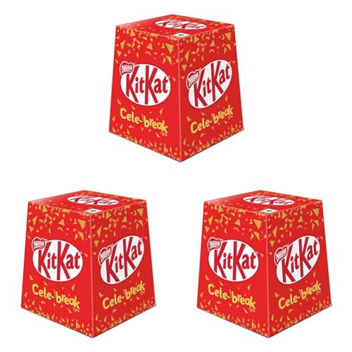 Image of KIT KAT 2 Fingers Mini Valentine Gift Box, 15 Units, 15 x 12.1g, 181.5g Box (Pack of 3)