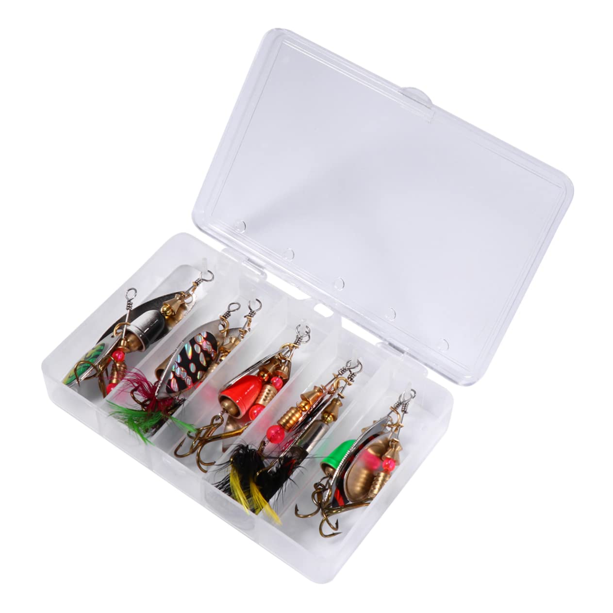 YARNOW Leurre Appât Appâts Artificiels Kit De Leurres Pince Filet Pouvoir Poisson Carpe Leurre Artificiel Spinnerbait Leurres De Pêche Appâts De Pêche De Simulation Métal