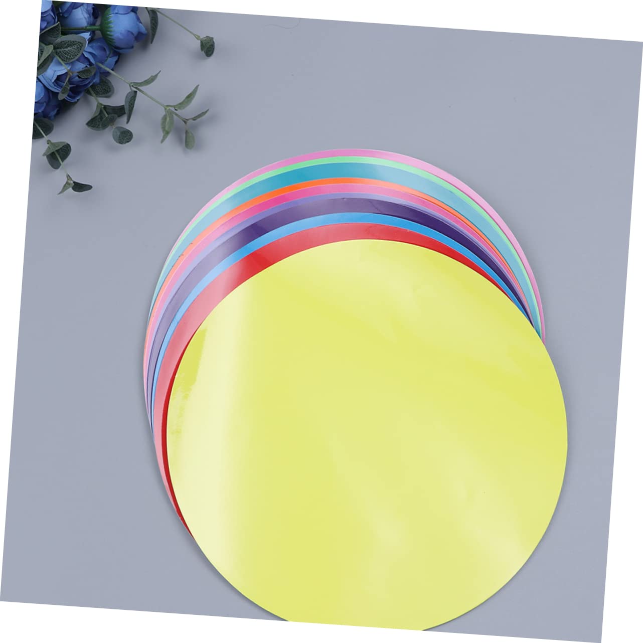 NUOBESTY 20pièces Point Vinyle Amovible Cercles Effaçables à Sec Autocollant De Point Effaçable à Sec Pour Formation Enseignement Vinyle Amovible Résistant Aux Déchirures
