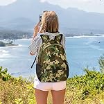 Mochila escolar de estudante maior, durável, impermeável, bolsa de viagem, mochila para laptop, mochilas universitárias com tira refletiva, Camuflagem, One Size 17 51f9bBnPg8L