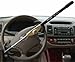 Winner International The Club 3100 Twin Hooks Steering Wheel Lock, Black/Gold