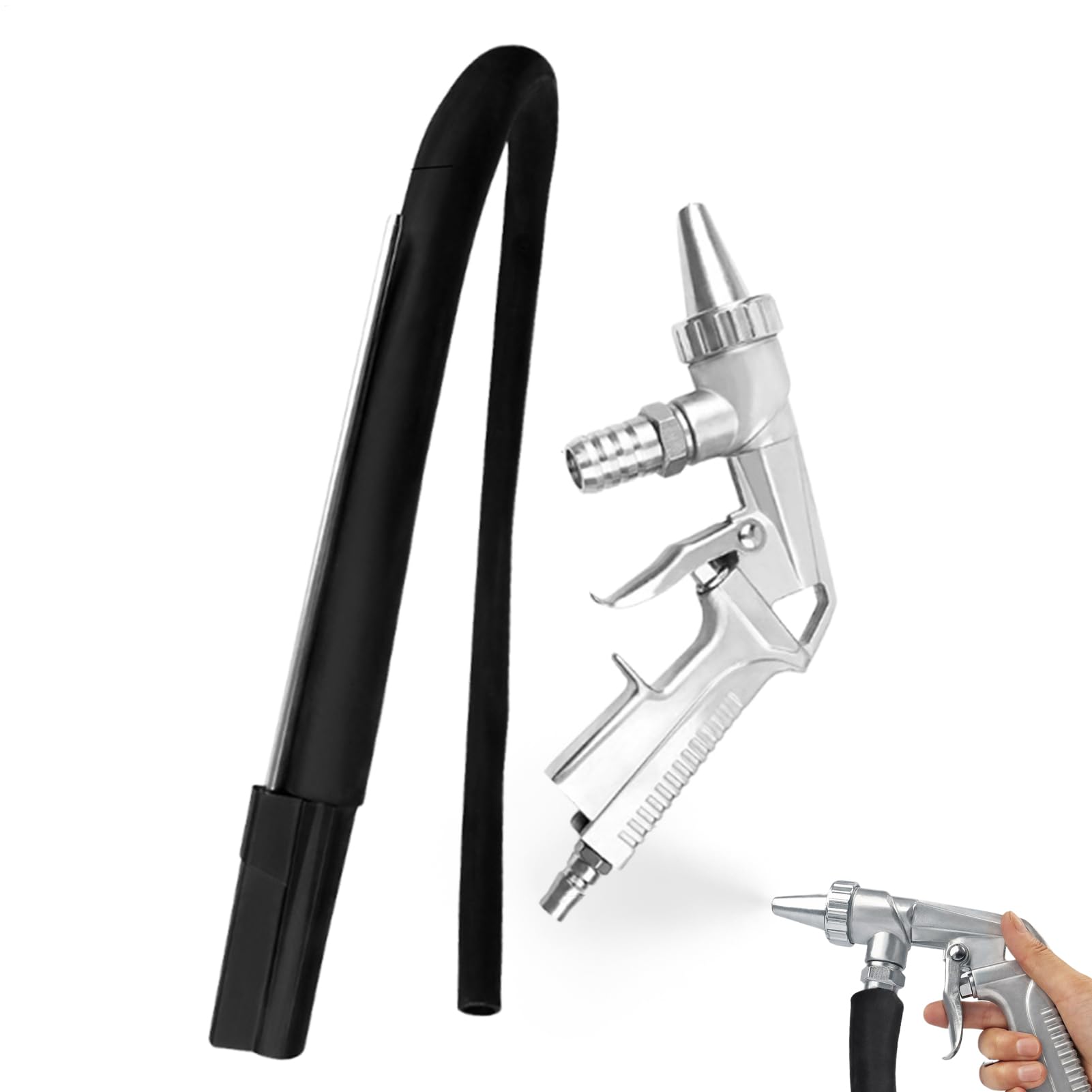 Herramienta neumática abrasiva Accesorios de alta presión para coche | Quitarrín neumático para carrocerías para eliminar óxido, pintura y manchas de madera