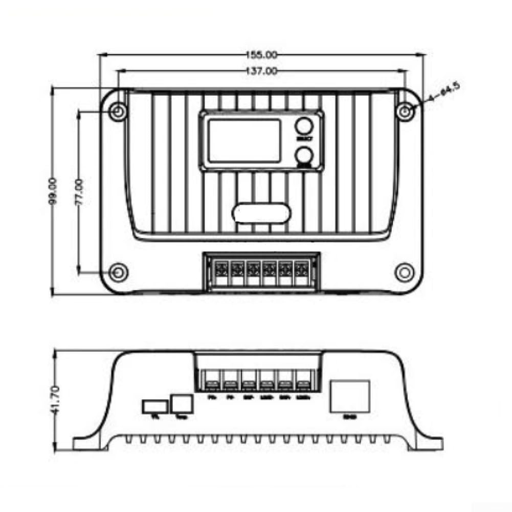 ABS Solar Controller 10A 99.9% Efficienza
