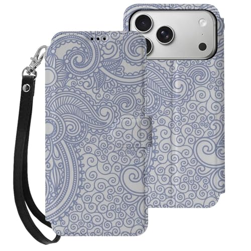 iphone 17用 ケース 和風 エスニック柄 手帳型 と互換性のある カード収納 いphone17用 カバー 手帳型 Puレザー 横置きスタンド機能 折りたたみ スマホケース スタンド付き アイフォン 17用 ケース 内蔵マグネット 開閉式 財布型 軽